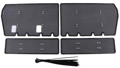 JINFOLI Auto-Insektenschutzgitter, vorderer Kühlergrilleinsatz, Netz, Anti-Mücken-Staub-Set, for Toyota, for Land Cruiser Prado FJ150 2018–2020 Mesh-Grill (Size : B)
