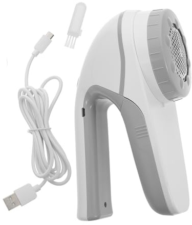 Healvian Rasoi Elettrici Per Tessuti Ricaricabili Usb Levapelucchi Con Lame Per Rimuovere Pelucchi e Fuzz Da Abbigliamento Coperte e Mobili Facile Da Usare Potente Fili