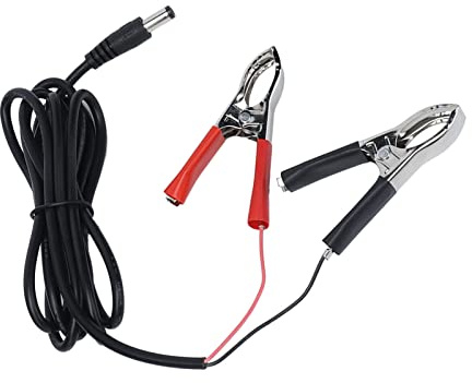 Abrazadera del adaptador del cable del cargador de la batería, pinzas de cocodrilo de la batería, cable de extensión, conector de abrazadera de carga de 1,5 m, accesorio 12-24 V