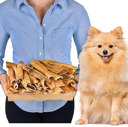 Peau de cheval séchée 15 cm, 1 kg | Article à mâcher pour chien | Sans céréales | Snack naturel de qualité supérieure