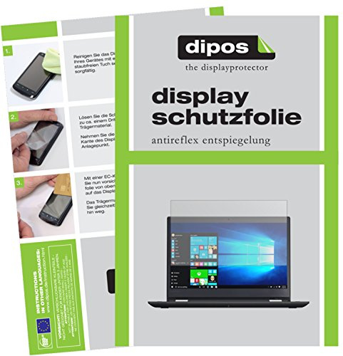dipos I 2X Schutzfolie matt kompatibel mit Lenovo ThinkPad Yoga 370 Folie Displayschutzfolie