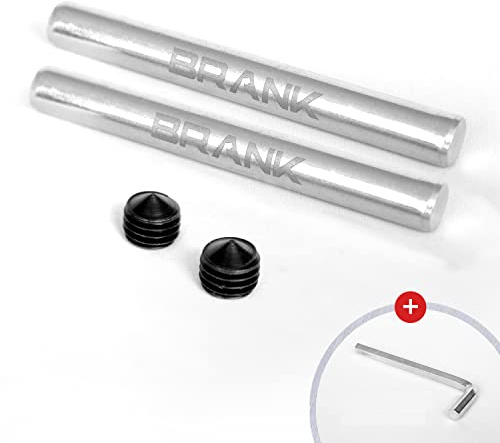 Brank Sports® Ballastsatz für Brank Rope Fitness Springseil – 2x Gewichte von je 60g, 2 Muttern und 1 Inbusschlüssel inklusive – Tauschgewichte für unser professionelles Sprungseil