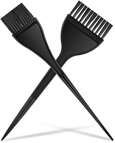 2 Pieces Hair Coloring Brush Hair Dye Tools Set for DIY Hair Coloring Salon Hair Dyeing