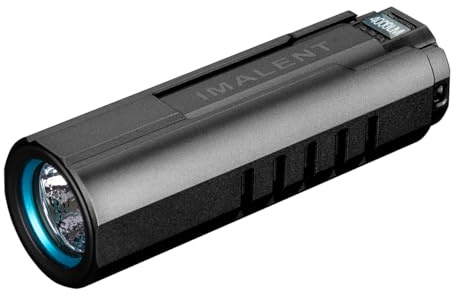 IMALENT LD70 Linterna LED Recargable 4000 Lúmenes,Linterna de Llave Ultrabrillante,5 Modos,IPX8 Impermeable,Portátil para Camping,Senderismo,Emergencias,Reparaciones Nocturnas y Uso Diario (Ferroso)