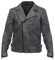 BROGER Ohio Chaqueta de Moto Hombre | Cuero | Protectores de Codos y Hombros SAS-TEC Nivel 2 | 2 Canales de Ventilación | Bolsillo Protector de Espalda
