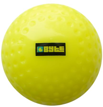 BYTE Mini Dimple Lightweight Hockey Ball Yellow