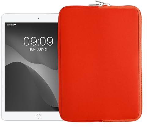 kwmobile Cover Tablet Compatibile con 9,7-11 Tablet - Custodia eReader Universale - Copertina Protettiva in Neoprene Arancione