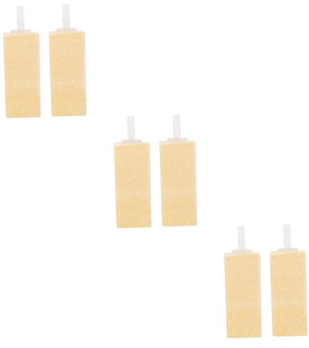 BESPORTBLE 6pcs Air Bubbler Stone for Fish Tank Protein Skimmer Air Stone Practical Wooden Bubbler Oxygen