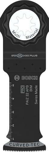 Bosch 1x PRO Multi Material PAIZ 32 APB Blatt für Multifunktionswerkzeuge (für Holz mit Nägeln, Sandwich-Metall, Breite 32 mm, Professional Zubehör Multifunktionswerkzeug)