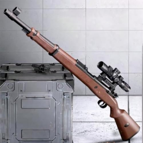 98K Spielzeug Sniper Gewehr Schaumstoff Soft Bullet Manual Gun Shell auswurf Schießen auf große Distanz Toy verstellbares Teleskop Stiller Start Geburtstag Kinder Outdoor Spiel