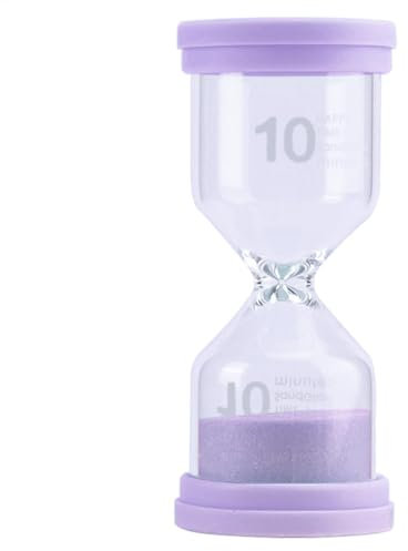 Clessidra a sabbia, timer a di clessidra, per bambini, timer per sabbia da 5 minuti, timer per uova per bambini, timer da 5 minuti, clessidra colorata, orologio con sabbia per scuola e