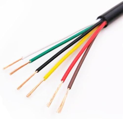 Cavo elettrico for recinzione fissa 2 core 8 core Cavo di alimentazione in rame, 2 metri Gomma siliconica flessibile super morbida, 25 AWG 10 AWG Guaina for filo Dispositivo di saldatura (Colore: 2 co