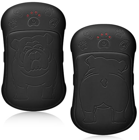 Gaethra Handwärmer Elektrisch, 6000mAH Taschenwärmer 2-IN-1, Elektrische Handwärmer mit USB, Taschenwärmer Wiederverwendbar Rosa, Winter-Essentials, Warmes Geschenk für Männer,Kinder,Frauen (Schwarz)