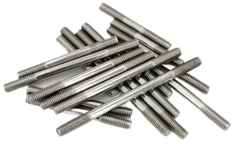 Varilla de doble cabeza con rosca de acero inoxida Pernos prisioneros sin cabeza roscados de doble extremo de acero inoxidable 304 A2, M10, M12 y M16, varios tamaños(M10 170mm)