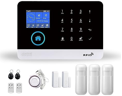 Sistemi Allarme Casa Di Allarme Sicurezza GSM Wireless For La Casa Con Sirena Supporto PIR Telecomando Smart Life(C..)