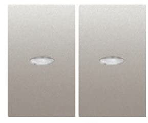 Bjc iris color - Tecla doble interruptor +conmutador señalización iris aluminio mercurio