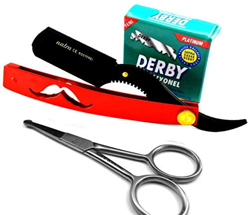 Rasiermesser 100 Derby Rasierklingen Wechselklingenrasierer Rasur Bartschere NATRA