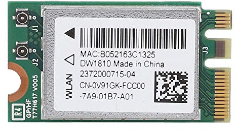 ciciglow Scheda di Rete PCI-E, DW1810 2.4G/5G Dual-Band 433Mbps 802.11a/b/g/n/AC Scheda Mini PCI-E WiFi Scheda di Rete Wireless Bluetooth 4.1 per ///dell/