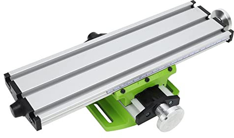Table Coulissante pour Perceuse D'établi, Fraiseuse Multifonction, Mini Banc de Forage Composé de Haute Précision Table Coulissante Croisée Portable Perceuse à Colonne pour Perceuse, Fraiseuse