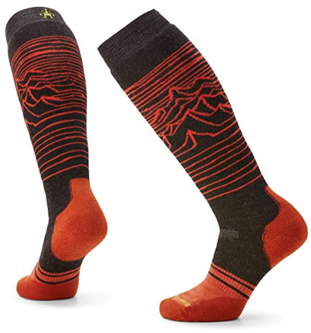 Smartwool Unisex Snowboard Full Cushion Iguchi OTC Strumpor, Charcoal, M