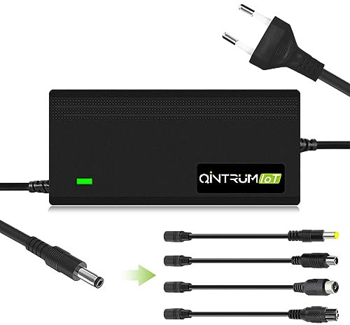 Qintrumiot 36V 2A elektroscooter Ladegerät, 42V 2A Hoverboard Ladekabel Elektroroller-Ladegerät für e-Scooter Xiaomi M365/1S/Lite/MI 3/Pro/Pro 2, Ninebot ES1/ES2/E22/E25