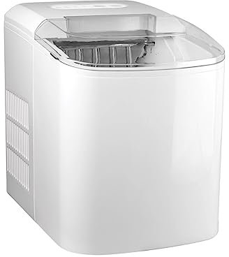 Zhaoj24-05 Facile da Usare Macchina for Il Ghiaccio Portatile Automatica da appoggio da 26 libbre - Macchina for cubetti di Ghiaccio for elettrodomestici Bianca Perfetto per la casa
