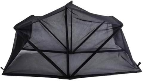 Hjatirace Pflanzen-Hochbeet-Abdeckung, Gartenschutzkuppel, wiederverwendbare Pflanzenabdeckung, Messmarkierungen, verstärkte Ösen, 80 cm, für den Außenbereich