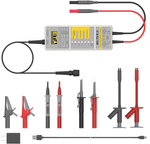 ETA Oscilloscope Differential Probe 50/100/200Mhz oscilloscope high voltage differential probe HV isolation probe(ETA5215B 200Mhz 1500V)