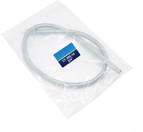 Piegatubi a molla da 101,2 cm per una piegatura accurata di tubi in rame alluminio e acciaio a parete sottile che fornisce una leva stabile e controllata (19 mm)