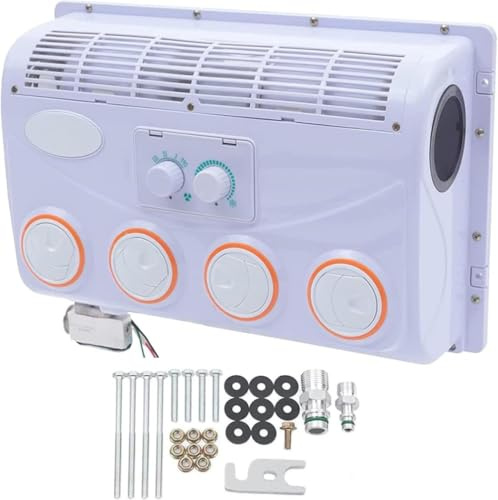 Condizionatore d'aria portatile per veicoli, sistema di raffreddamento 12 V/24 V per auto, camion, camper e autobus
