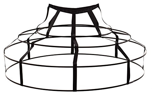 GRACEART Aro Falda Cesto Enaguas (Negro)