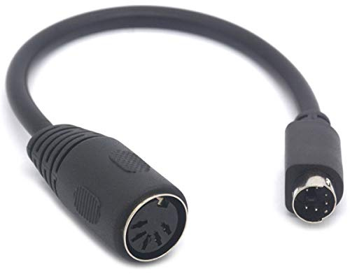 PS/2 auf AT-Tastaturadapter, 6-poliger Mini-DIN-Stecker auf 5-polige MIDI-Buchse, 5 Buchse auf 6 Stecker