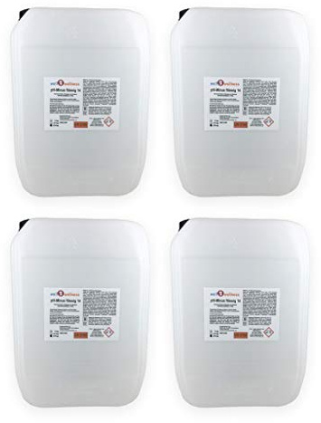well2wellness Pool pH Minus flüssig 14 / pH Senker flüssig - 4 x 22 kg Kanister