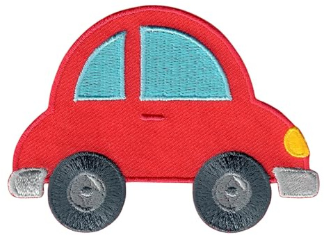 PatchMommy Auto Aufnäher zum Aufbügeln für Kinder, 6,35 x 9 cm