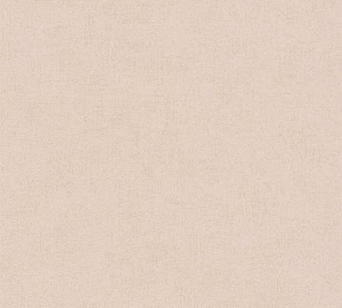Livingwalls Vliestapete Beige für Wohnzimmer Schlafzimmer oder Küche 381978 Tapete Uni 10,05x0,53m Made in Germany