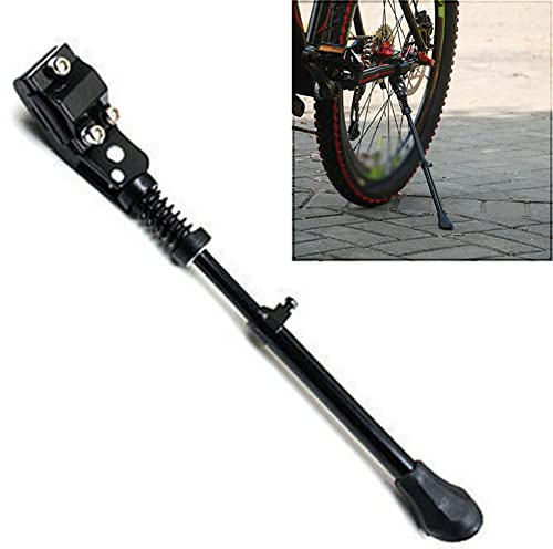 iSpchen Fahrradständer Einstellbarer Hinterbauständer Aluminium Fahrrad Seitenständer für 16 Zoll 20 Zoll 24 Zoll 26 Zoll Mountainbike Straßenfahrräder MTB Rennräder Fahrrad Ständer