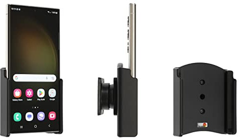 Brodit Gerätehalter 711346 | Made IN Sweden | für Smartphones - Samsung Galaxy S23 Ultra SM_S918B/DS, Schwarz