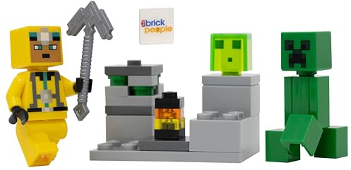 LEGO Minecraft: Cave Explorer, Creeper and Slime Combo Pack - 6+