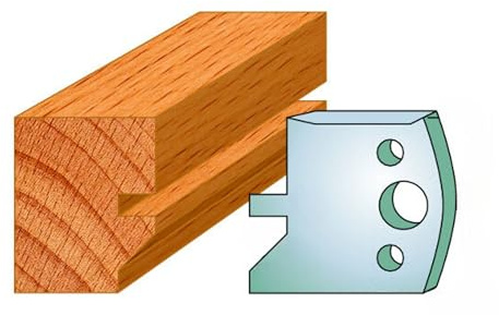 Xcalibur Tooling 40mm Euro Spindle Moulder Cutter Knives � Profile 084, Pack of 2 Precision Steel Blades for Euro Limiter Blocks