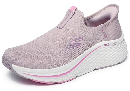 Skechers Women's Max Cushioning Elite 2.0 Hands-Free Slip-ins – Air-Cooled Memory Foam, Heel Pillow Sneaker, Malvenfarben, 37 EU