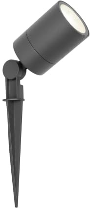 Ledvion Gartenstrahler mit Erdspieß IP65 3W 4000K GU10 dimmbar | Fuer Garten Terrasse Einfahrt Wege Beete und dekorative Aussenbeleuchtung
