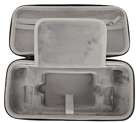 Custodia da Trasporto per Steam Deck, Custodia Protettiva Portatile con Guscio Rigido con Spazio di Archiviazione Aggiornato, per Console e Accessori Steam Deck