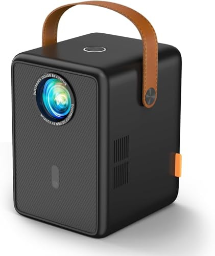 【Electric Focus】Projector with Wifi and Bluetooth, FunFlix G1 Mini Projector Support 1080P, 16000 Lumens, 4D/4P Keystone&Zoom, Portable Movie Projector 300 Screen for iOS/Android/TV Stick/PS5/HDMI