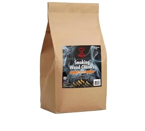Big K Smoking Wood Chips Hickory Chunks - 8Ltr