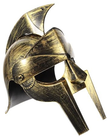 BUGUUYO Römischer Soldatenhelm Cosplay Hut Antiker Gladiatorenhelm Für Kostümpartys Und Larp Leicht Und Atmungsaktiv Einzigartiges Design Für Erwachsene Historisches Kostümzubehör