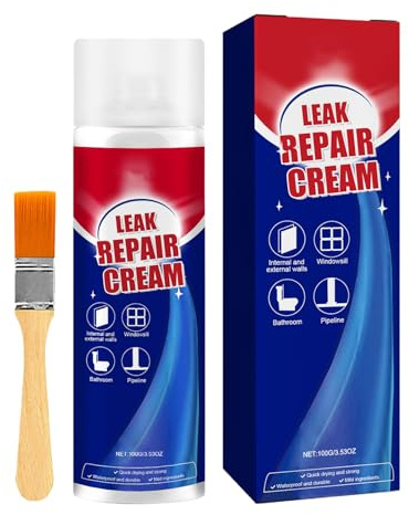 BommFu Liquid para sellado de techos, aerosol para reparación de fugas en latas, pasta reparadora de fugas, sellador impermeable para paredes, madera y techos
