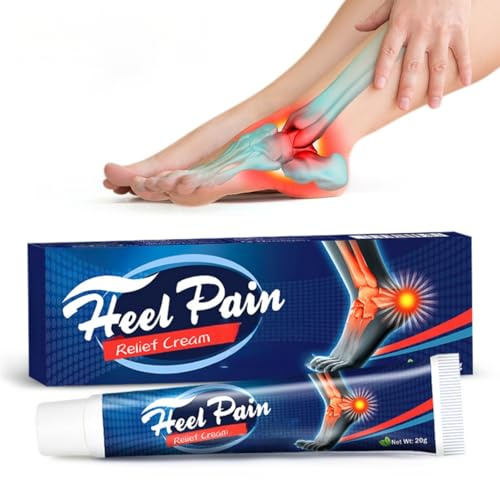 Heelcure Pa-in Relief Cream,Fast-Acting Foot&Heel Pa-in Relief Cream,Cracked Heel Treat-ment,Foot Cream for Very Dry Feet,Moisturising Heel Balm for Deep Cracked Skin,Muscle Pa-in Relief Gel