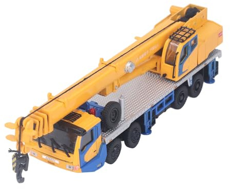Asixxsix Byglastbilsleksaker, 1:55 Skala Diecast Crane Lastbilleksak Metall Bungfordon KranmaskinModell Leksak Förp Pojkar Barn Småbarnskyktion Present Present