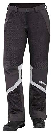 Can-Am Spyder New OEM Ladies Summer Mesh Pants Size 10 Charcoal Grey 4415343007