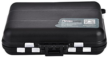 Angeln Lure Box, Wasserdicht Tragbare Angeln Köder Tackle Haken Köder Aufbewahrungsbox Fall mit Fächern für Angeln